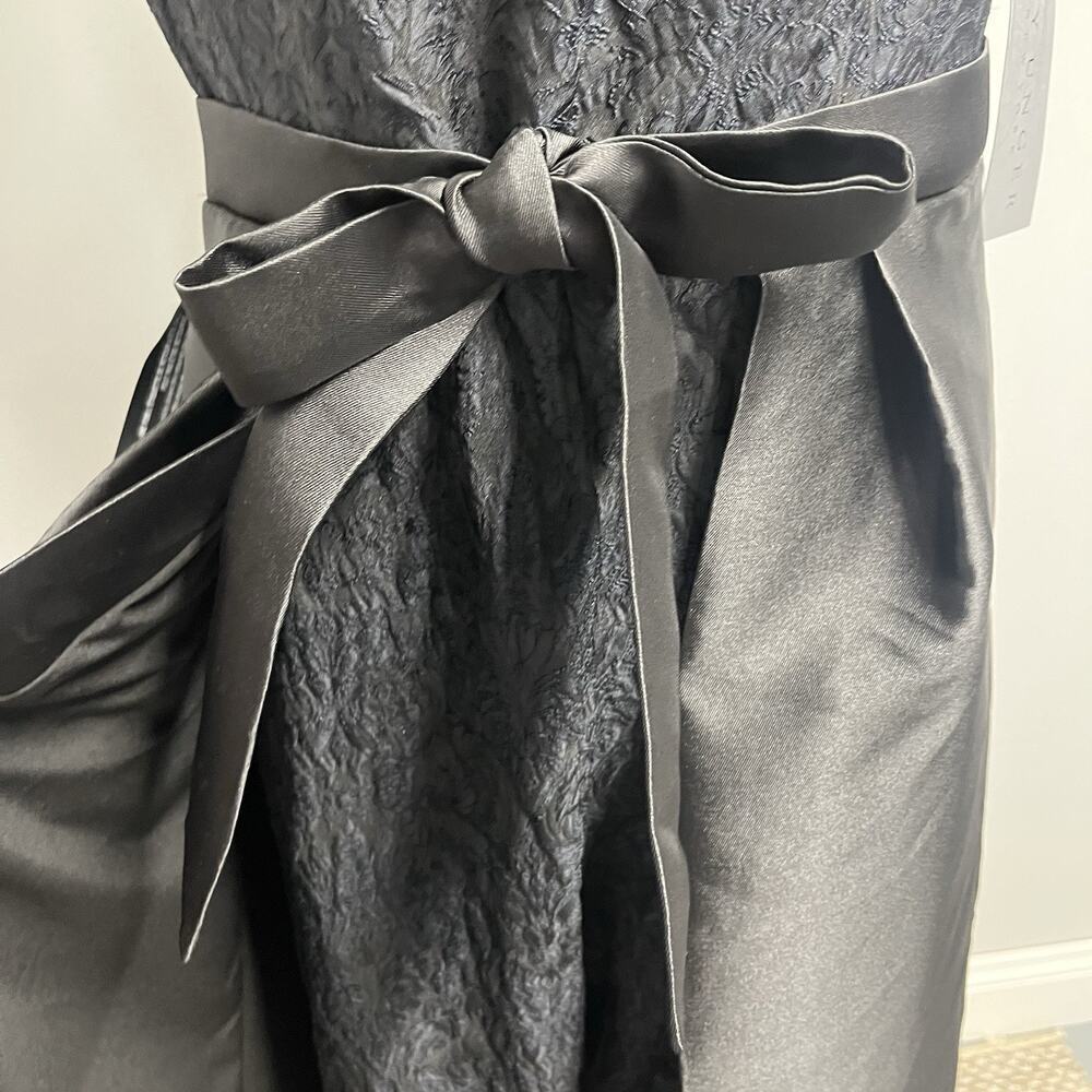 Kay Unger Black Colette Walk Thru Jumpsuit Formal Evening Gown Dress size 14 - Picture 11 of 16